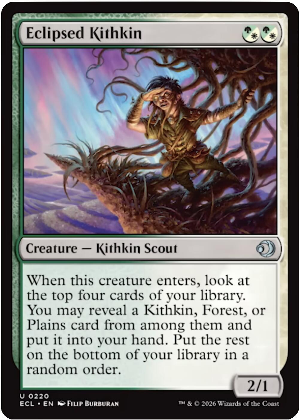 Eclipsed Kithkin [Lorwyn Eclipsed] [Foil]