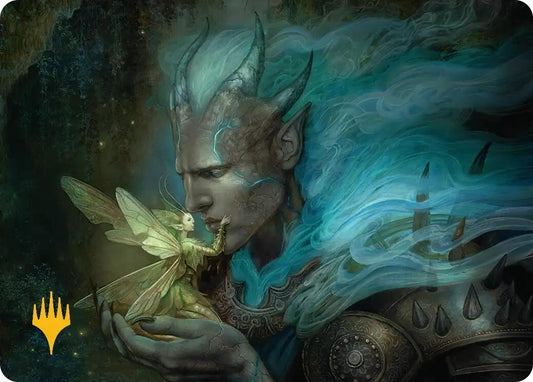 Run Away Together Art Card (Gold-Stamped Planeswalker Symbol) [Lorwyn Eclipsed Art Series]