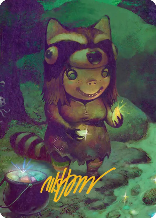 Glister Bairn Art Card (Gold-Stamped Signature) [Lorwyn Eclipsed Art Series]