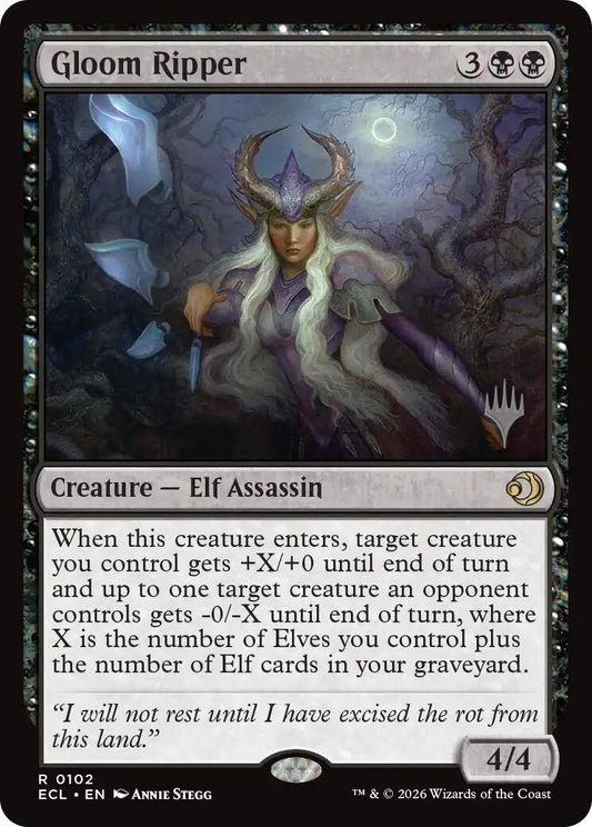 Gloom Ripper [Lorwyn Eclipsed Promos]
