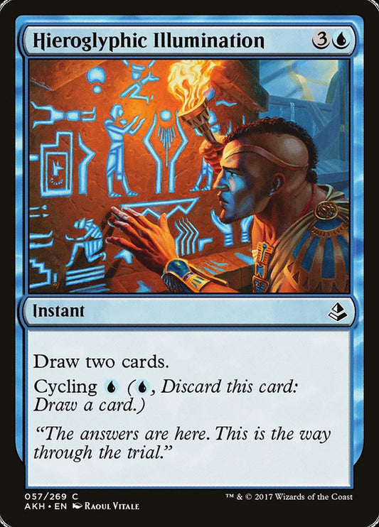 Hieroglyphic Illumination [Amonkhet] [Foil]