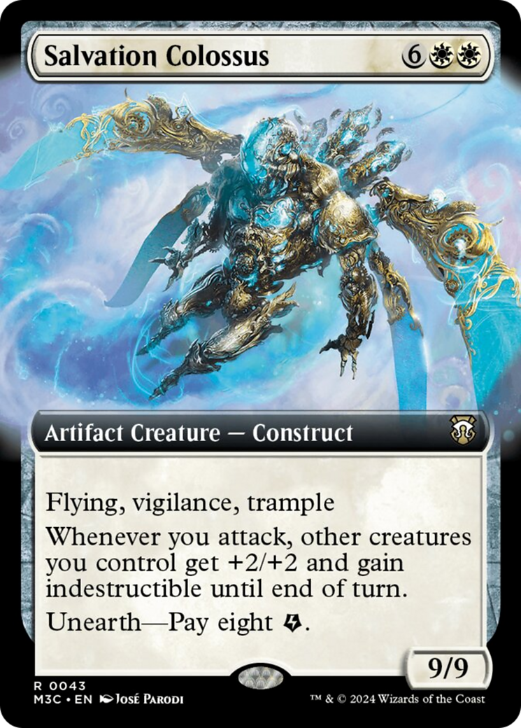 Salvation Colossus (Extended Art) [Modern Horizons 3 Commander] [Foil]