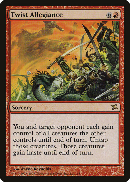 Twist Allegiance [Betrayers of Kamigawa] [Foil]