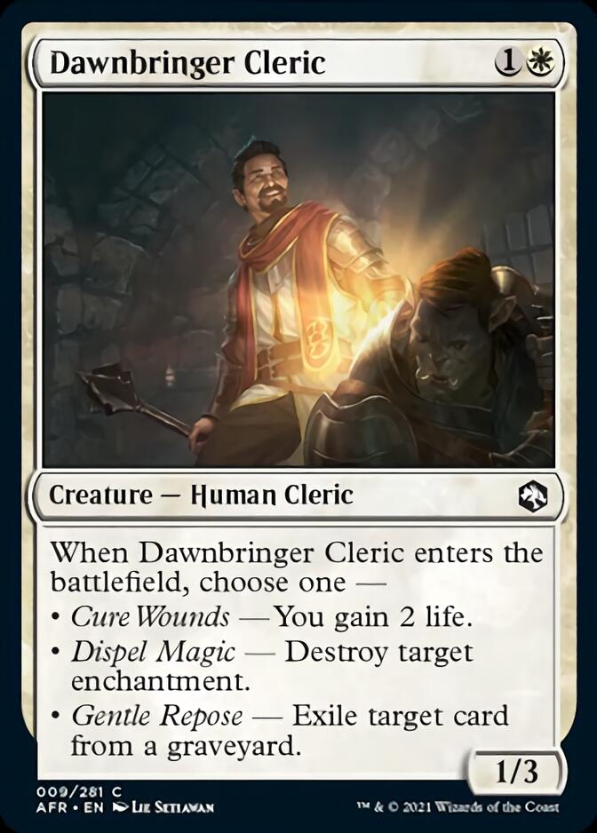 Dawnbringer Cleric [Dungeons & Dragons: Adventures in the Forgotten Realms] [Foil]