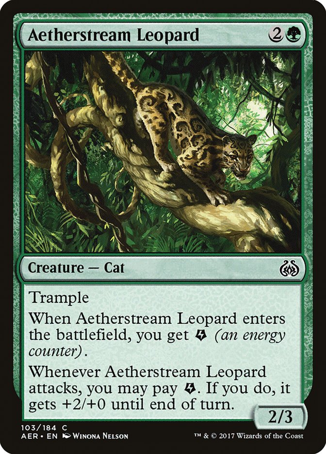 Aetherstream Leopard [Aether Revolt] [Foil]