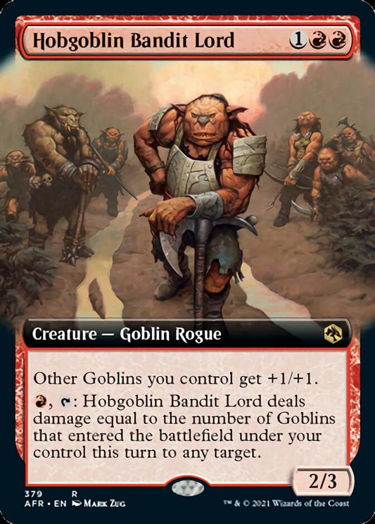 Hobgoblin Bandit Lord (Extended Art) [Dungeons & Dragons: Adventures in the Forgotten Realms] [Foil]