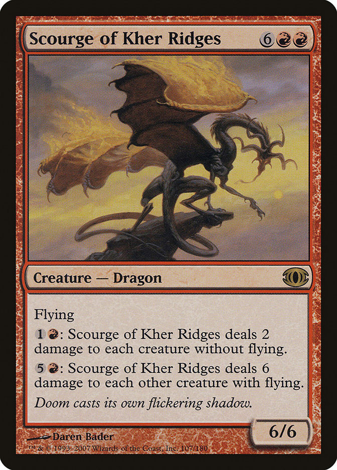Scourge of Kher Ridges [Future Sight] [Foil]