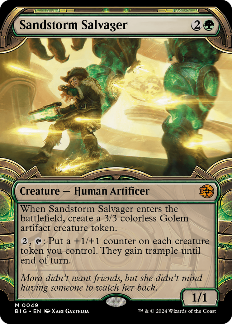 Sandstorm Salvager (Showcase) [Outlaws of Thunder Junction: The Big Score] [Foil]