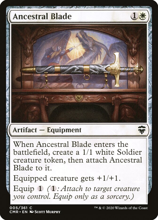 Ancestral Blade [Commander Legends] [Foil]