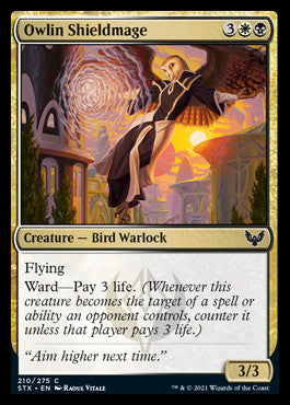 Owlin Shieldmage [Strixhaven: School of Mages] [Foil]