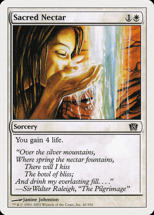 Sacred Nectar [Eighth Edition] [Foil]