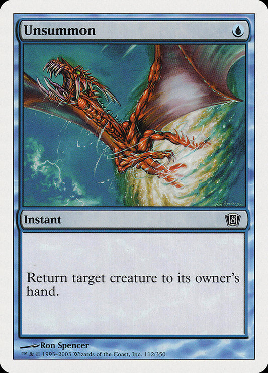 Unsummon [Eighth Edition] [Foil]