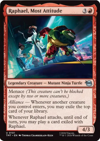 Raphael, Most Attitude [Teenage Mutant Ninja Turtles] [Foil]