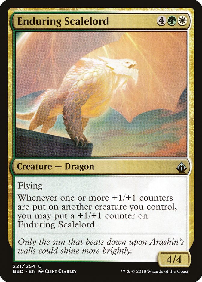 Enduring Scalelord [Battlebond] [Foil]