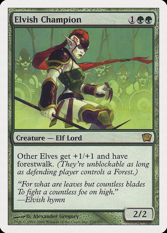 Elvish Champion [Ninth Edition] [Foil]