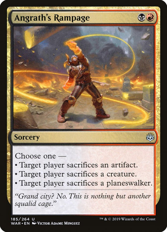 Angrath's Rampage [War of the Spark] [Foil]