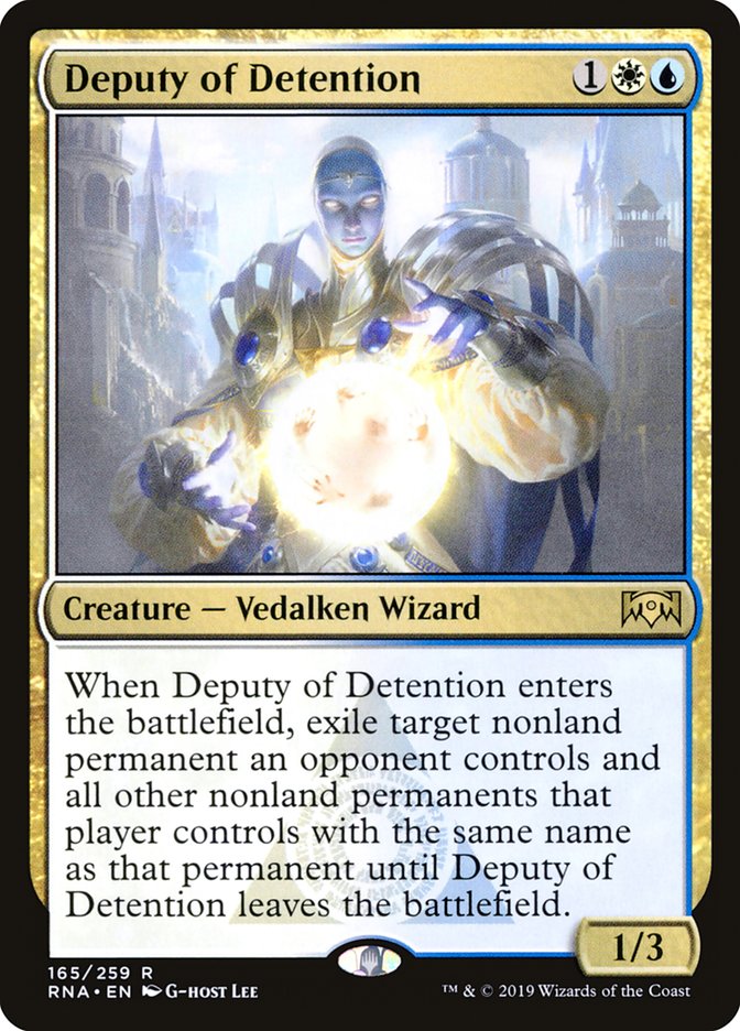 Deputy of Detention [Ravnica Allegiance] [Foil]