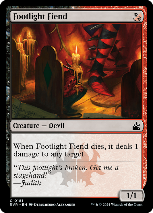 Footlight Fiend [Ravnica Remastered] [Foil]