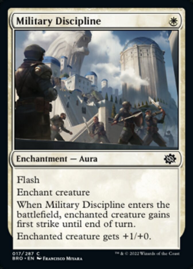 Military Discipline [The Brothers' War] [Foil]