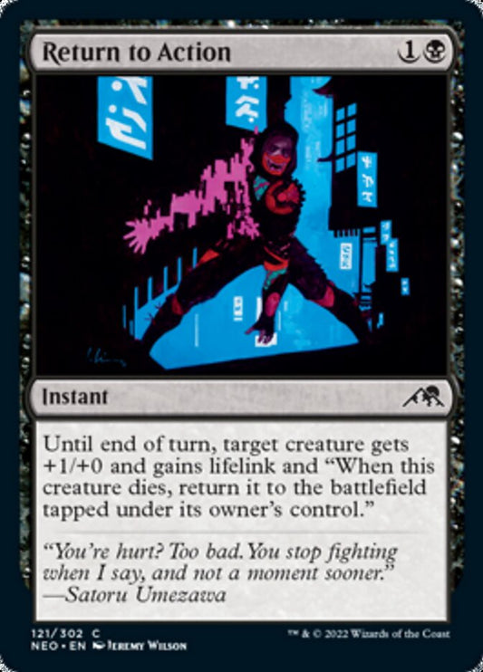 Return to Action [Kamigawa: Neon Dynasty] [Foil]