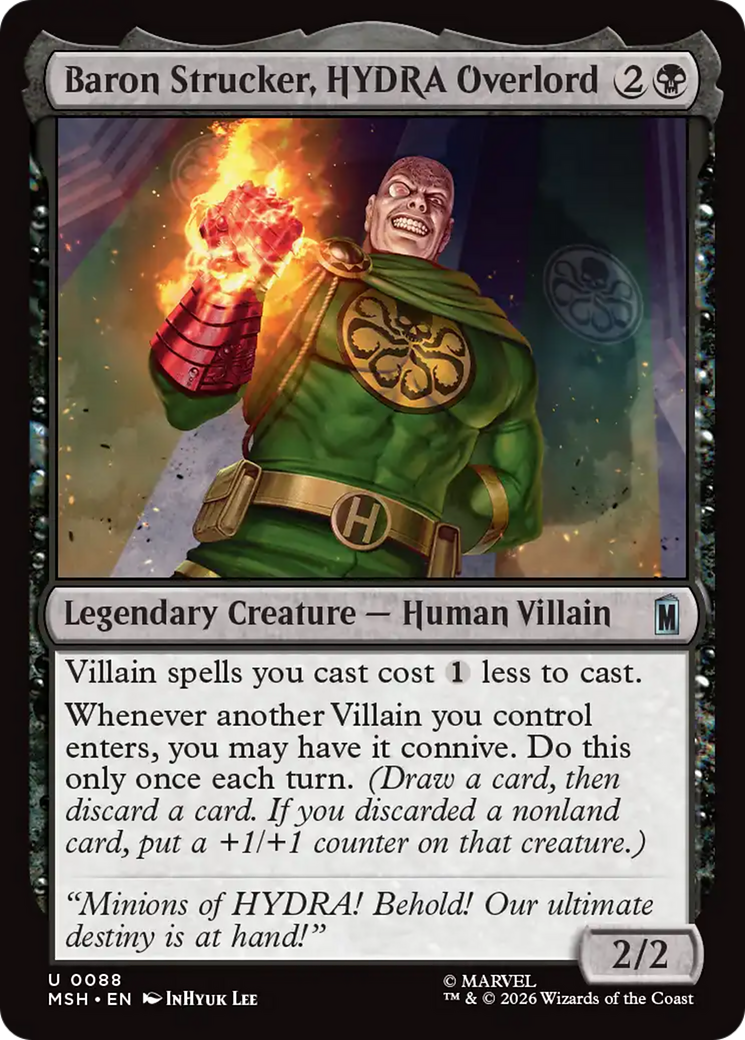 Baron Strucker, HYDRA Overlord [Marvel Super Heroes]