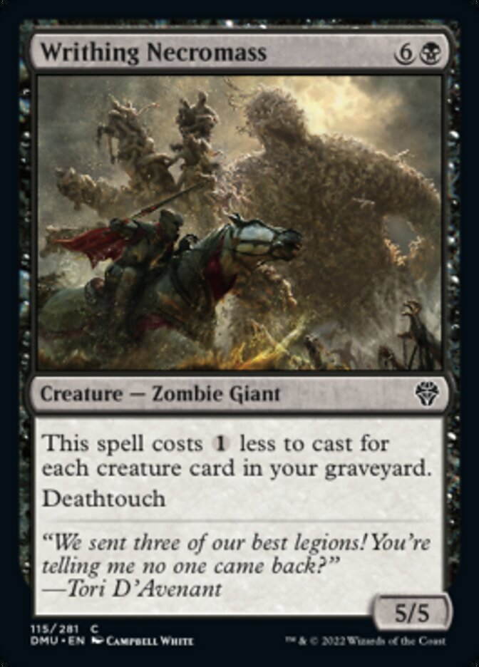 Writhing Necromass [Dominaria United] [Foil]
