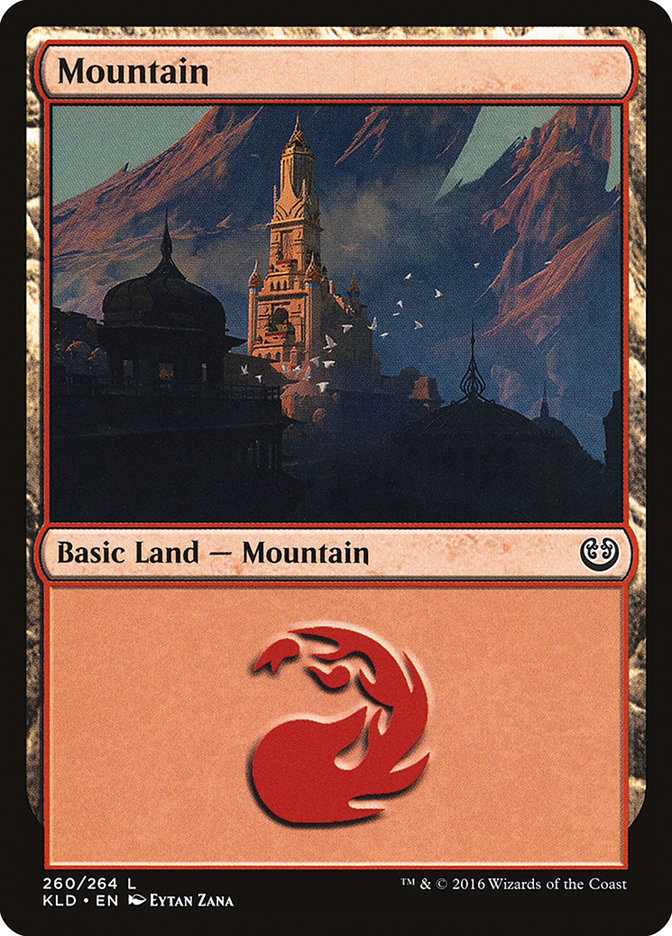 Mountain (260) [Kaladesh] [Foil]