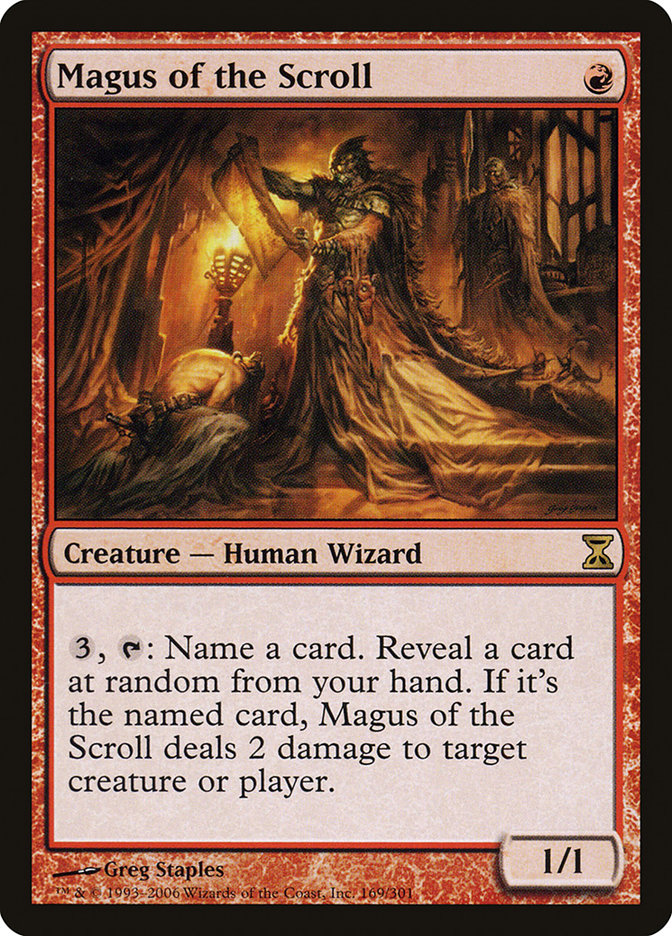 Magus of the Scroll [Time Spiral] [Foil]