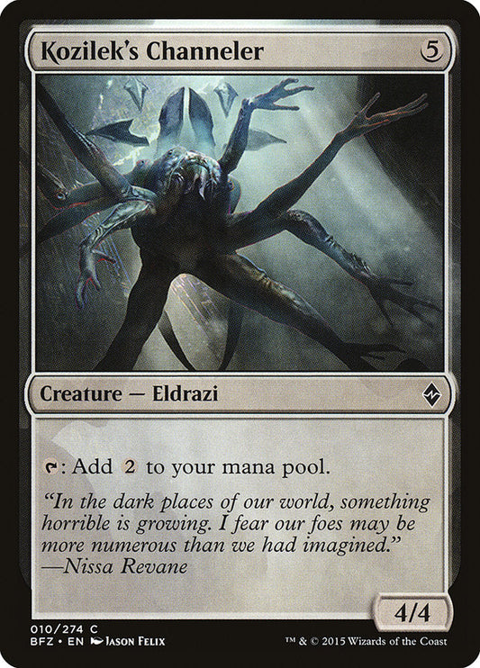 Kozilek's Channeler [Battle for Zendikar] [Foil]