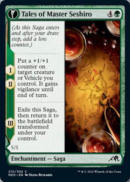 Tales of Master Seshiro // Seshiro's Living Legacy [Kamigawa: Neon Dynasty] [Foil]