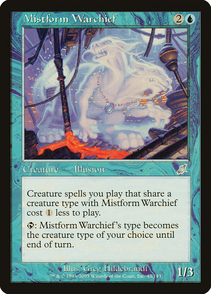 Mistform Warchief [Scourge] [Foil]