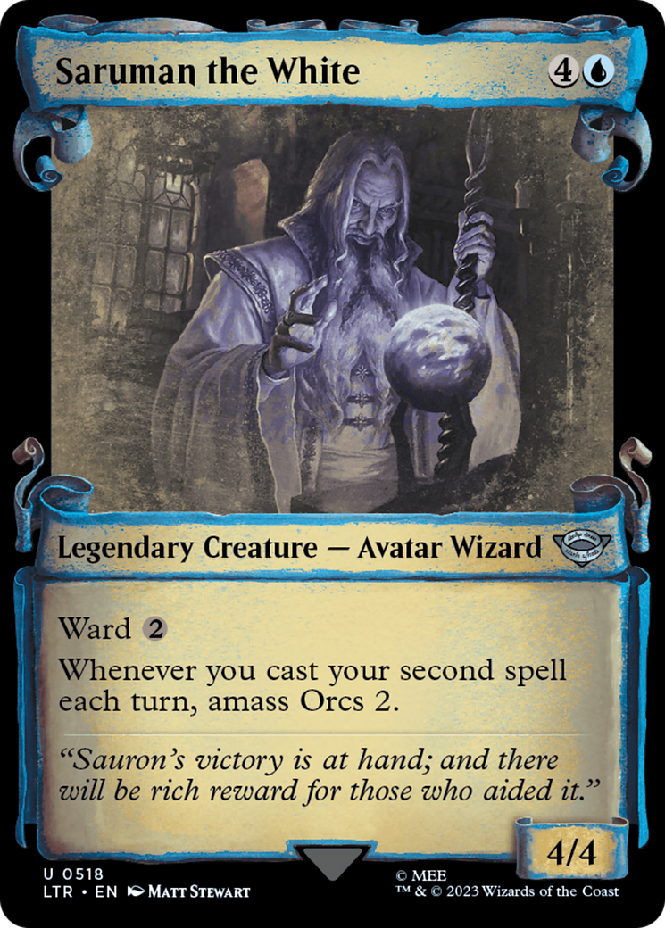 Saruman the White [The Lord of the Rings: Tales of Middle-Earth Showcase Scrolls] [Foil]
