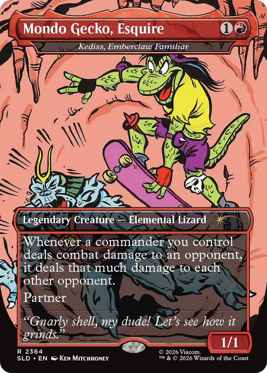 Mondo Gecko, Esquire - Kediss, Emberclaw Familiar [Secret Lair Drop Series] [Foil]