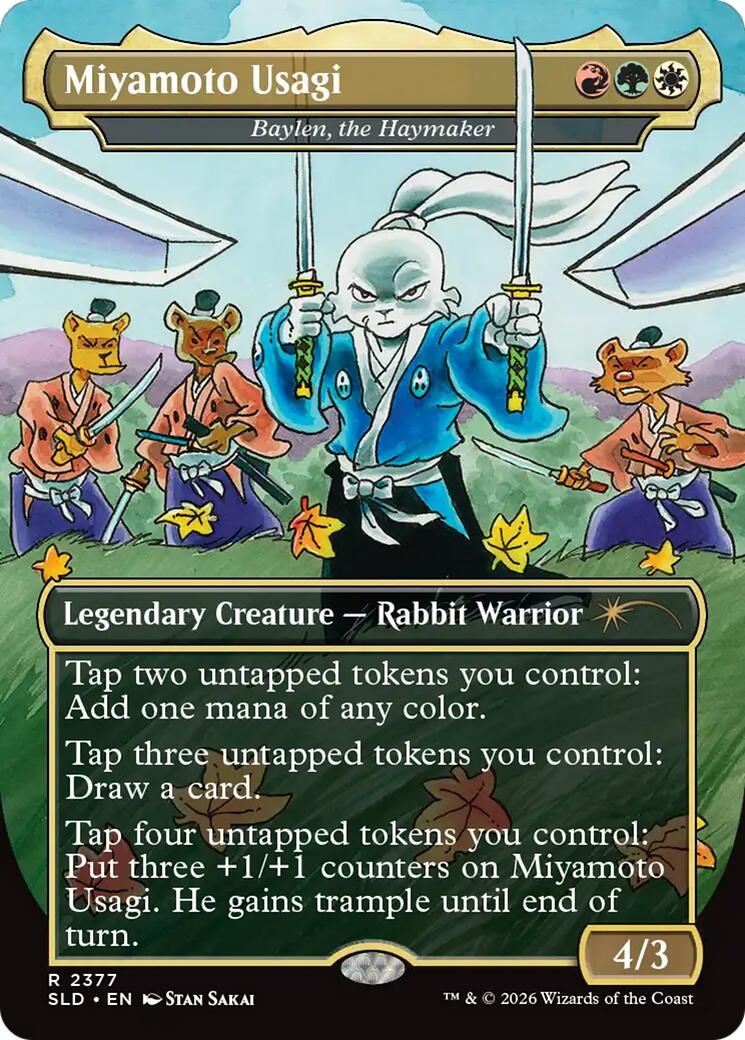 Miyamoto Usagi - Baylen, the Haymaker [Secret Lair Drop Series] [Foil]