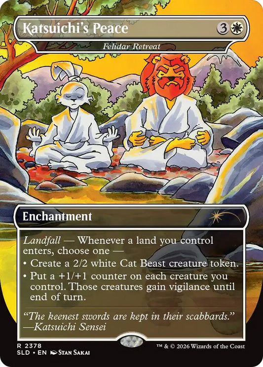 Katsuichi's Peace - Felidar Retreat [Secret Lair Drop Series] [Foil]