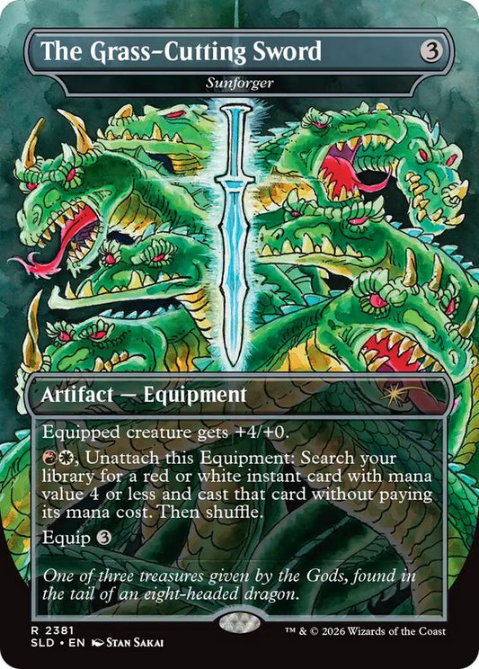 The Grass-Cutting Sword - Sunforger [Secret Lair Drop Series] [Foil]