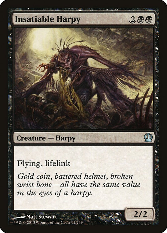 Insatiable Harpy [Theros] [Foil]