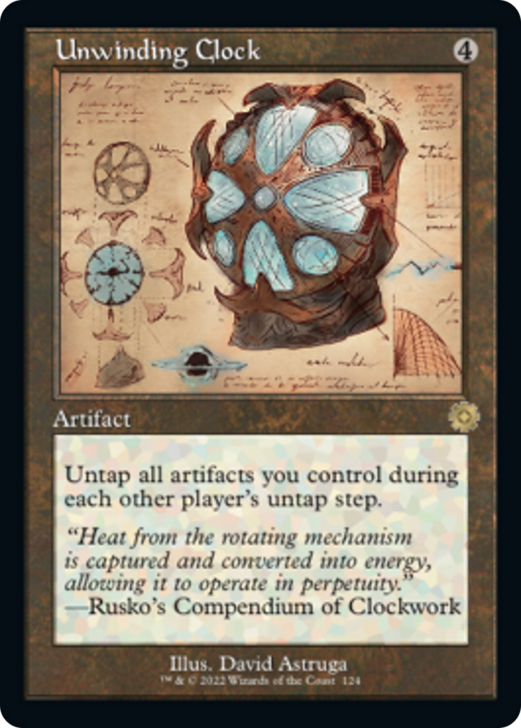 Unwinding Clock (Retro Schematic) [The Brothers' War Retro Artifacts] [Foil]