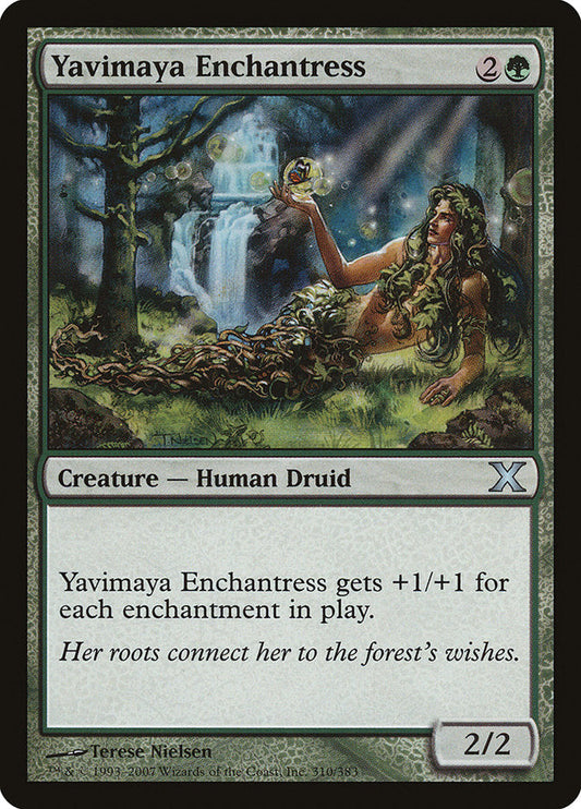 Yavimaya Enchantress [Tenth Edition] [Foil]