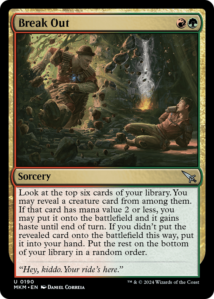 Break Out (White) [Murders at Karlov Manor] [Foil]