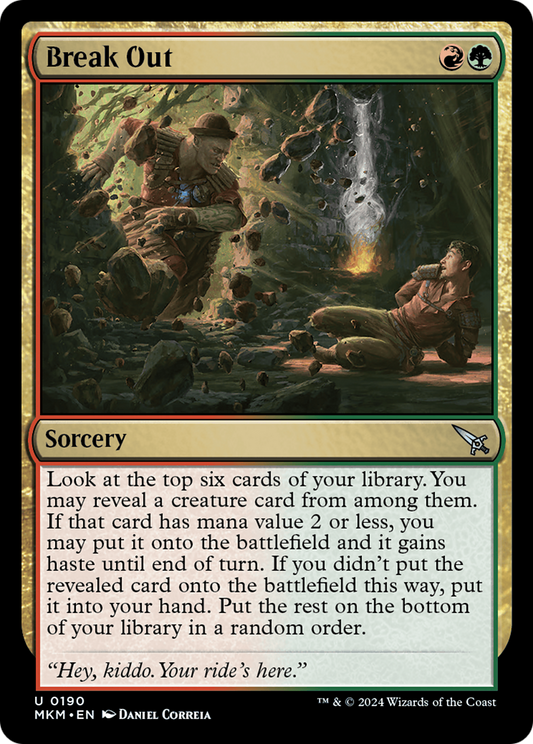 Break Out (White) [Murders at Karlov Manor] [Foil]