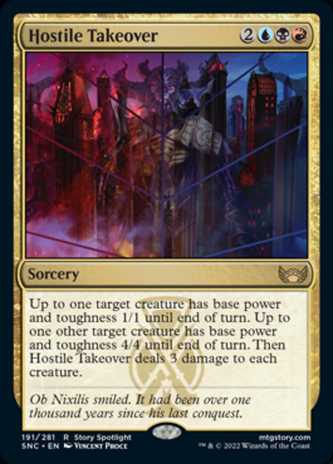 Hostile Takeover [Streets of New Capenna] [Foil]