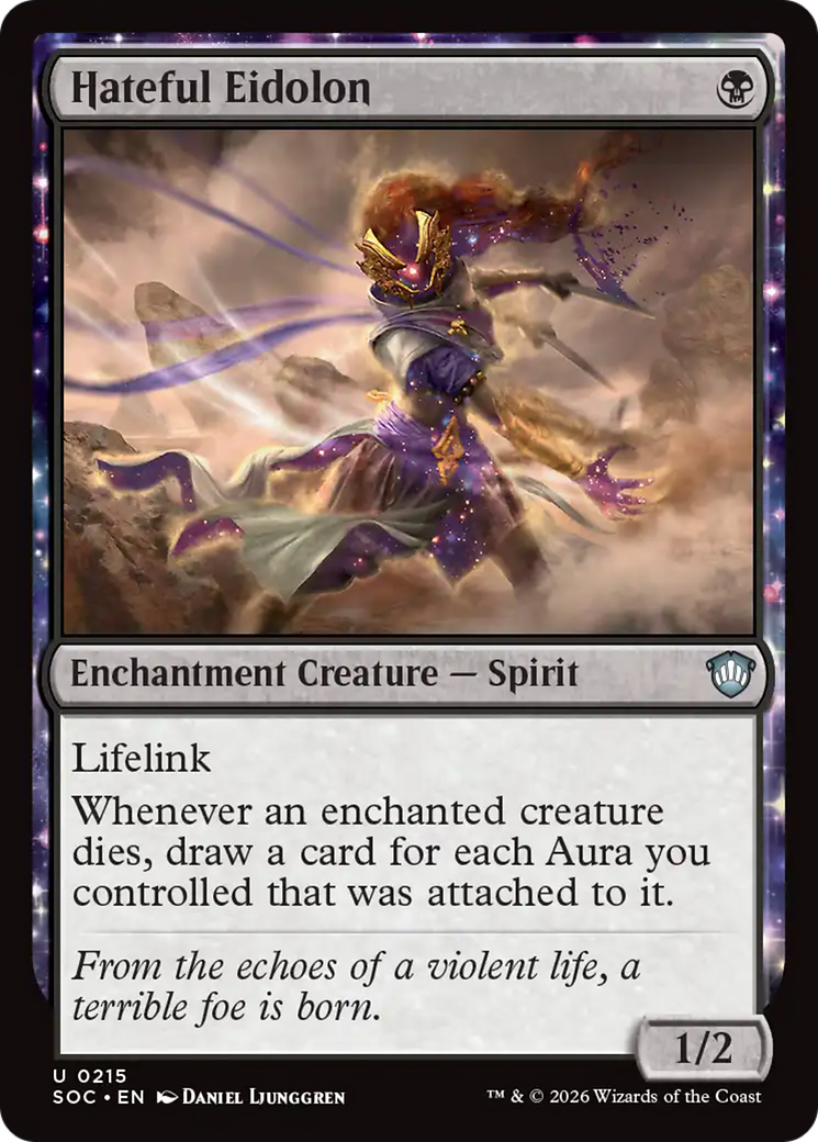 Hateful Eidolon [Secrets of Strixhaven Commander] [Foil]