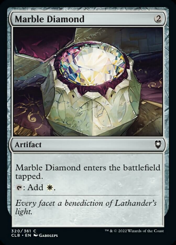Marble Diamond [Commander Legends: Battle for Baldur's Gate] [Foil]