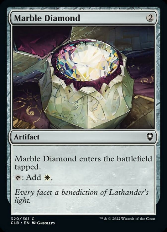 Marble Diamond [Commander Legends: Battle for Baldur's Gate] [Foil]
