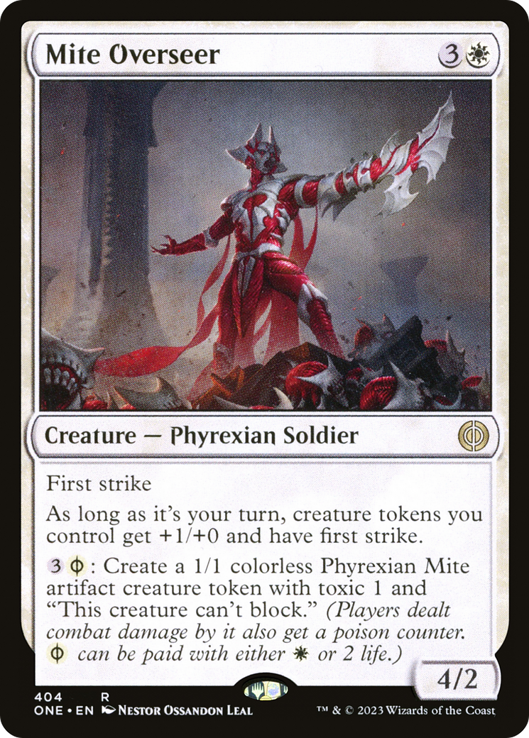 Mite Overseer [Phyrexia: All Will Be One] [Foil]