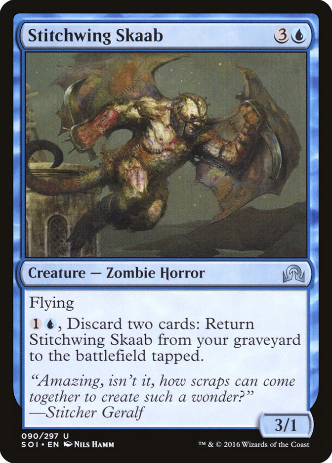 Stitchwing Skaab [Shadows over Innistrad] [Foil]