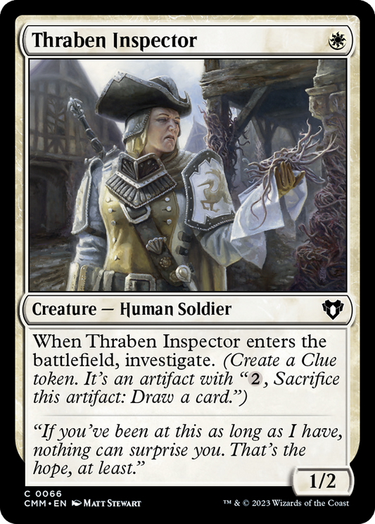 Thraben Inspector [Commander Masters] [Foil]