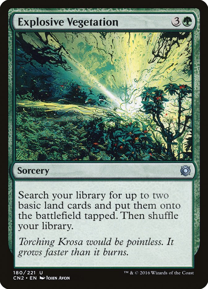 Explosive Vegetation [Conspiracy: Take the Crown] [Foil]