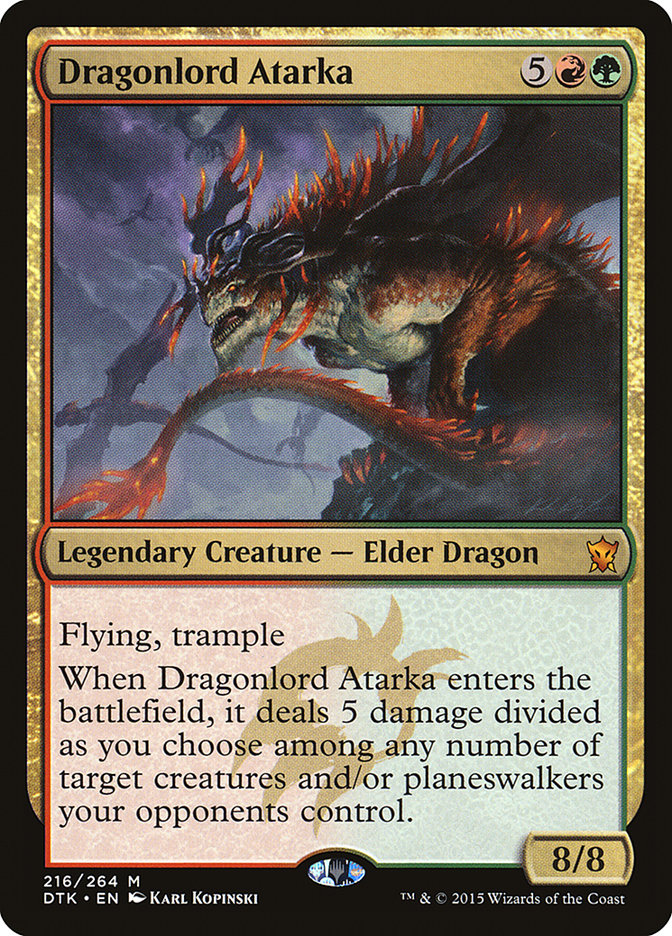 Dragonlord Atarka [Dragons of Tarkir] [Foil]